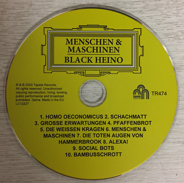 Black Heino : Menschen & Maschinen (CD, Album)