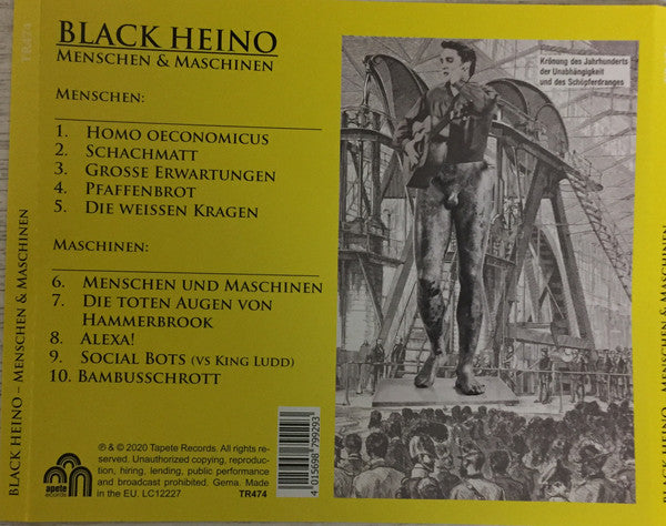 Black Heino : Menschen & Maschinen (CD, Album)