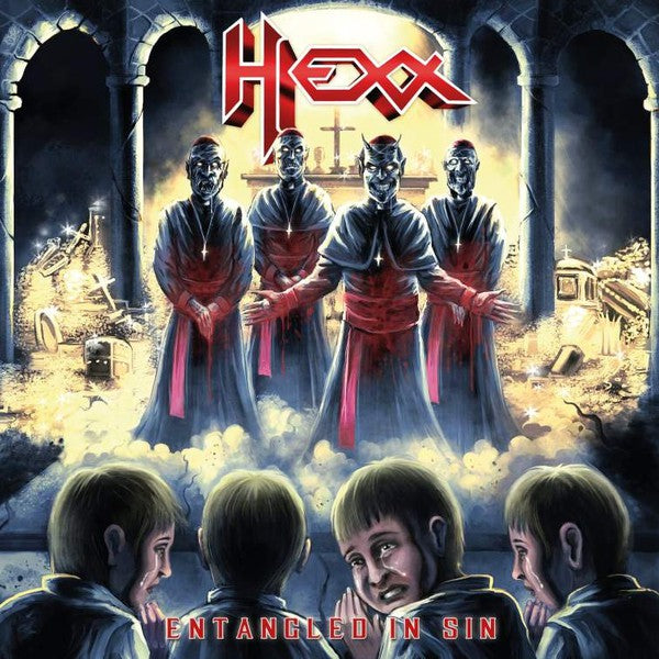 Hexx (2) : Entangled In Sin (LP, Album)