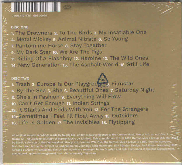 Suede : The Best Of The London Suede: Beautiful Ones 1992 - 2018 (2xCD, Comp)