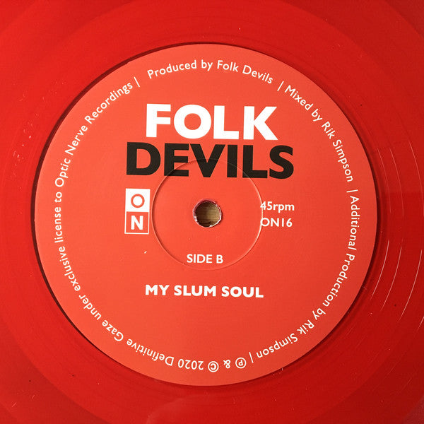 Folk Devils : Forever EP (10", EP, Ltd, Red)