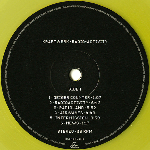 Kraftwerk : Radio-Activity (LP, Album, Ltd, RE, RP, S/Edition, Yel)