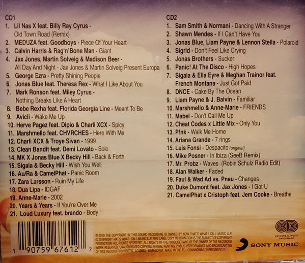 Various : Now That's What I Call A Summer Party 2019 (2xCD, Comp)