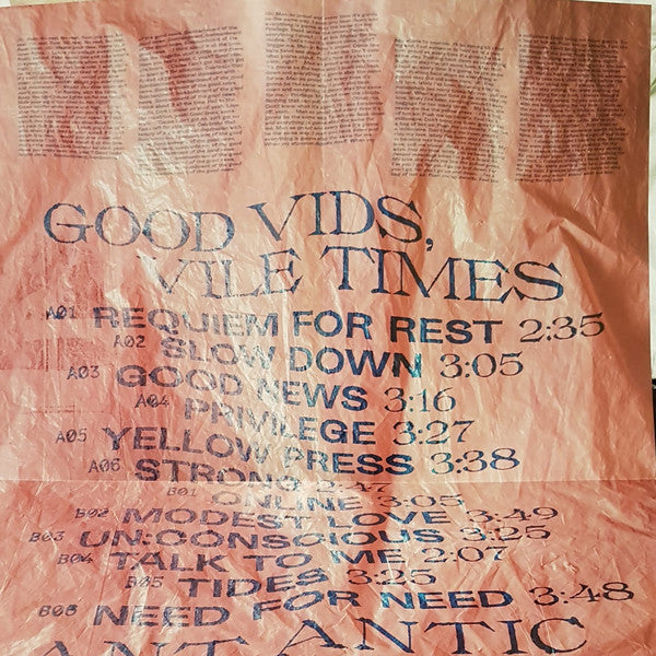 Ant Antic : Good Vids, Vile Times (LP, Album, Col)