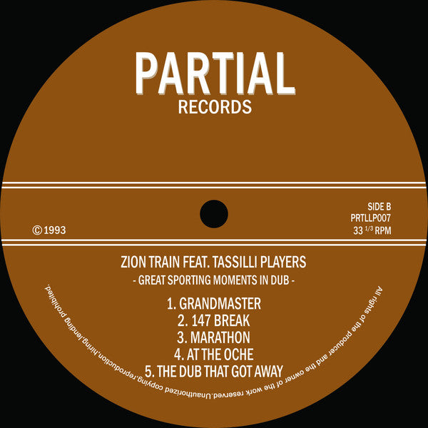 Zion Train : Great Sporting Moments In Dub! (LP, Album, Ltd)