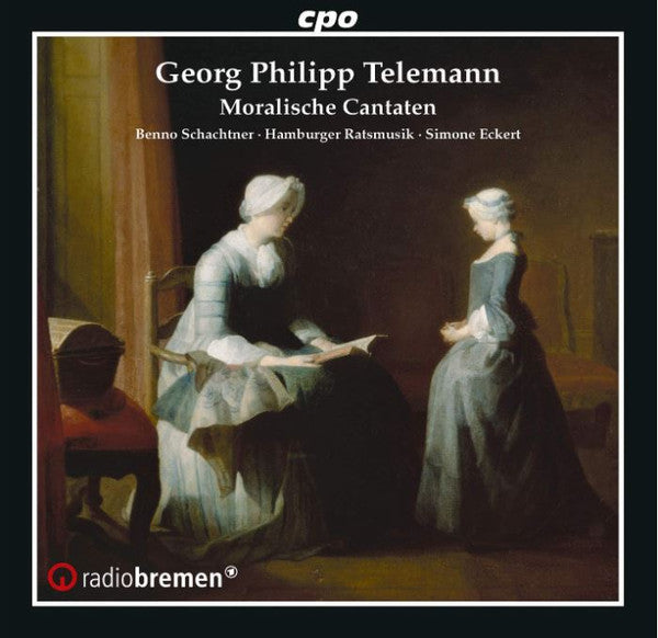 Georg Philipp Telemann - Benno Schachtner  • Hamburger Ratsmusik  • Simone Eckert : Moralische Cantaten (CD, Album)