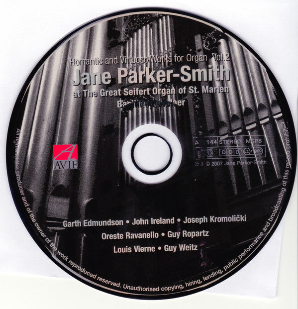 Jane Parker-Smith : Romantic And Virtuoso Works For Organ, Vol. 2 (CD, Album)