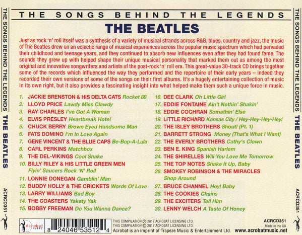 Various : The Songs Behind The Legends - The Beatles (CDr, Comp)