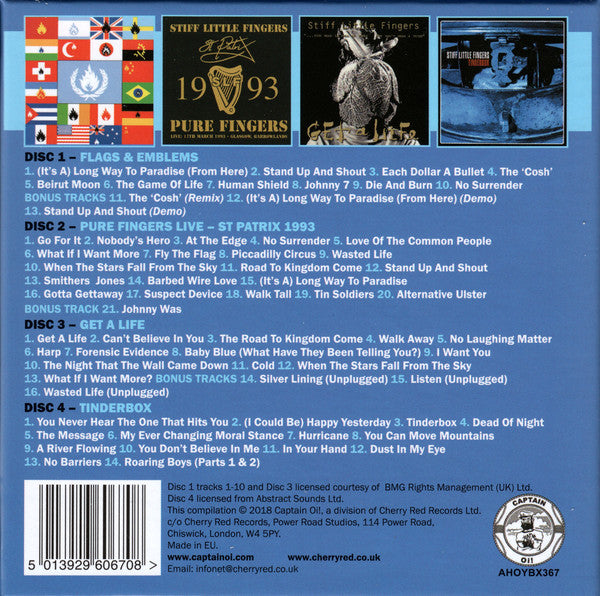 Stiff Little Fingers : The Albums 1991 - 1997 (4xCD, RE + Box, Comp)