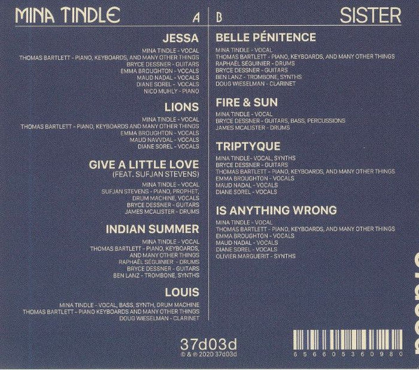 Mina Tindle : Sister (CD, Album)