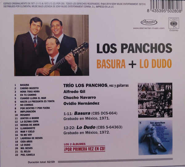 Trio Los Panchos : Basura + Lo Dudo (CD, Album, Comp)