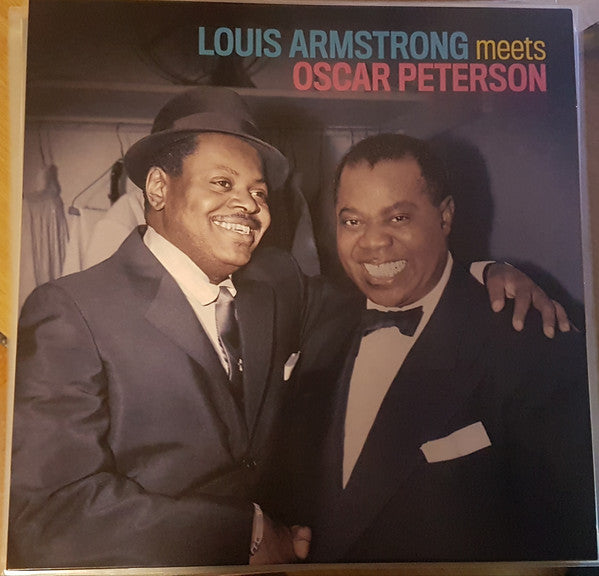 Louis Armstrong, Oscar Peterson : Louis Armstrong Meets Oscar Peterson (LP, Album, Mono, Ltd, RE, Yel)