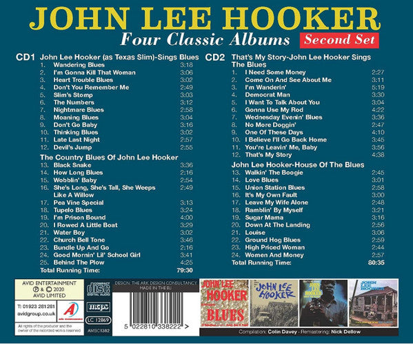 John Lee Hooker : Four Classic Albums (Second Set) (2xCD, Comp, RM)