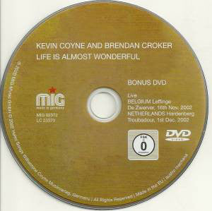 Kevin Coyne And Brendan Croker : Life Is Almost Wonderful (CD, Album + DVD-V)