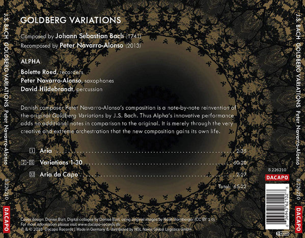 Johann Sebastian Bach, Peter Navarro-Alonso, Alpha (58) : Goldberg Variations (CD, Album)