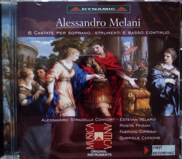 Alessandro Melani, Alessandro Stradella Consort, Rosita Frisani, Fabrizio Cipriani, Gabriele Cassone, Estevan Velardi : 6 Cantate Per Soprano, Strumenti E Basso Continuo (CD)