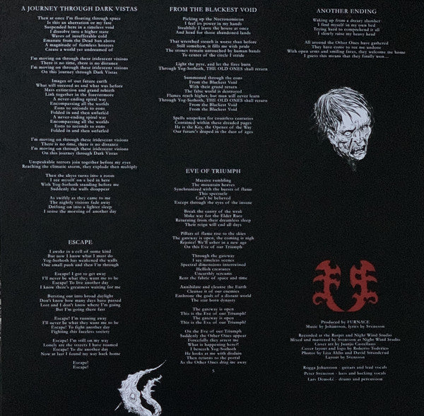 Furnace (9) : Dark Vistas  (LP, Album, Ltd)