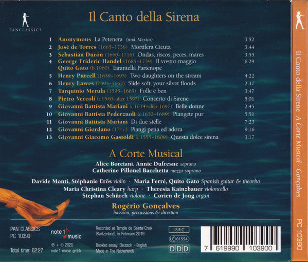 A Corte Musical, Rogério Gonçalves : Il Canto Della Sirena (CD)