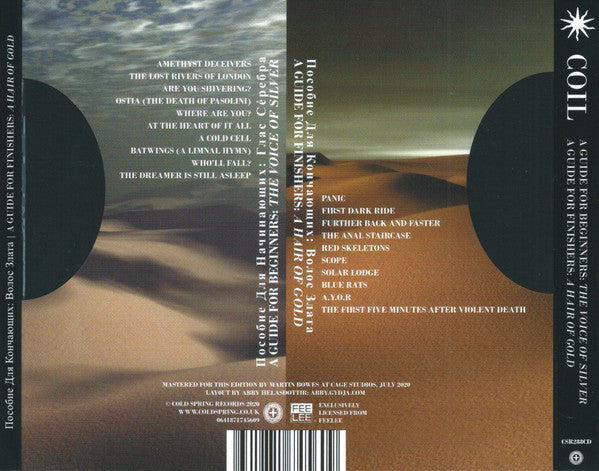 Coil : A Guide For Beginners: The Voice Of Silver / A Guide For Finishers: A Hair Of Gold (2xCD, Comp, RE, RM)