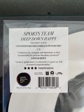 Sports Team : Deep Down Happy (LP, Album, RSD, Ltd, Pic, Rob)