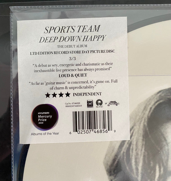 Sports Team : Deep Down Happy (LP, Album, RSD, Ltd, Pic, Hen)