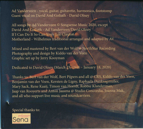 Ad Vanderveen : Treasure Keepers (CD, Album)