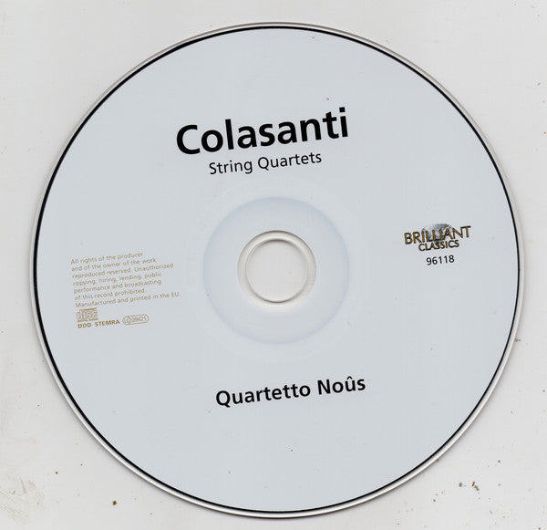 Silvia Colasanti, Quartetto Noûs : String Quartets (CD, Album)