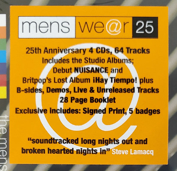 Menswear : The Menswe@r Collection (CD, Album, RE + CD, Comp + CD, Album, RE + CD, Com)