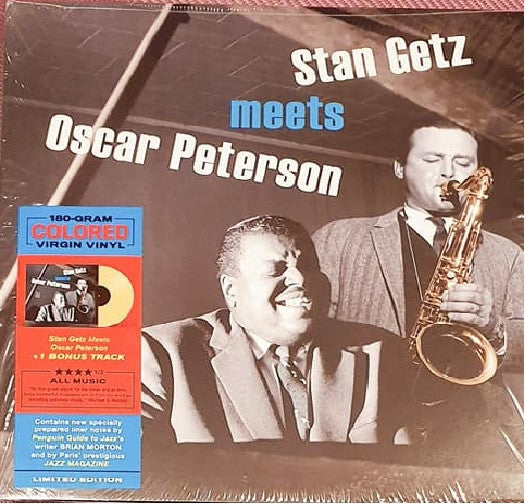 Stan Getz Meets Oscar Peterson : Stan Getz Meets Oscar Peterson (LP, Album, Ltd, RE, Ora)