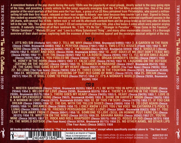 The Four Aces : The Hits Collection 1951-59 (2xCD, Comp)