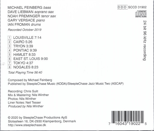 Michael Feinberg : From Where We Came (CD, Album, 24 )