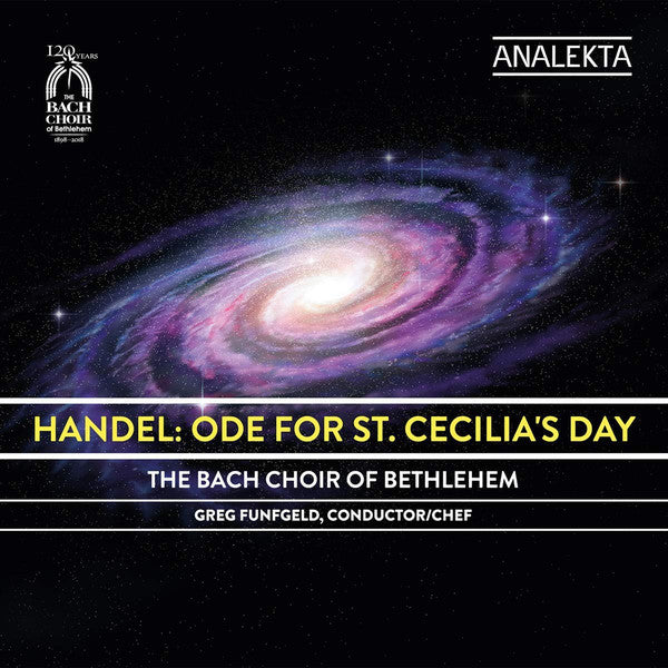 Georg Friedrich Händel - The Bach Choir Of Bethlehem, Greg Funfgeld : Ode For St. Cecilia's Day (CD, Album)