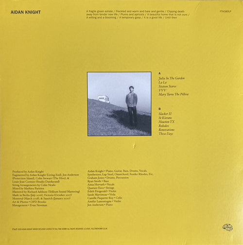 Aidan Knight : Aidan Knight (LP, Album)