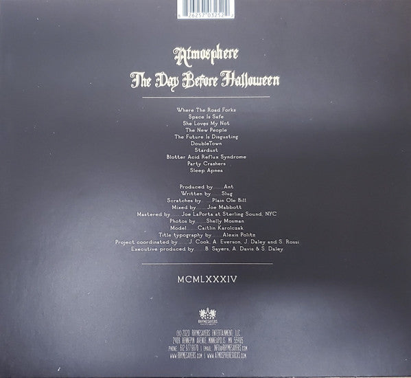 Atmosphere (2) : The Day Before Halloween (CD)