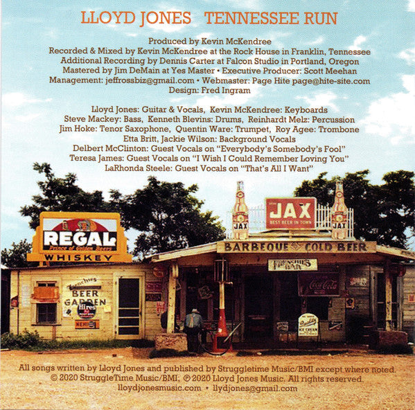 Lloyd Jones : Tennessee Run (CD, Album)