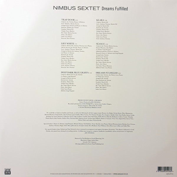 Nimbus Sextet : Dreams Fulfilled (LP, Album)