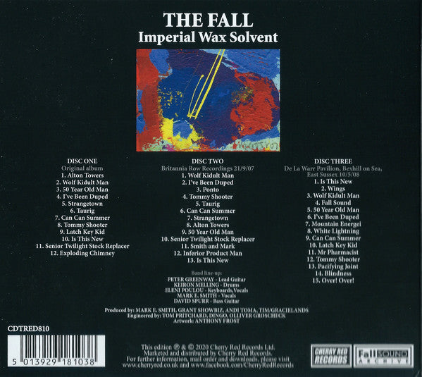 The Fall : Imperial Wax Solvent (3xCD, Album, RE, RM)