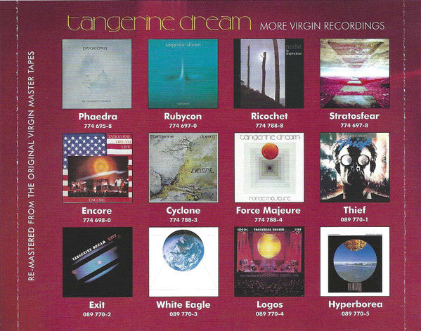 Tangerine Dream : Tangram (CD, Album, RE, RM)