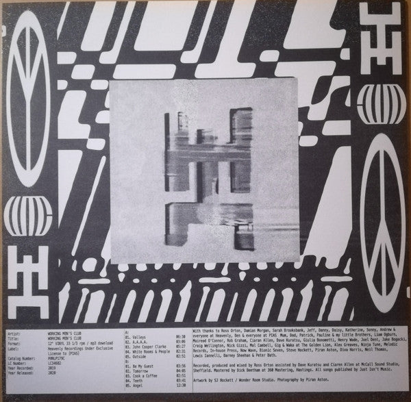 Working Men's Club (2) : Working Men's Club (LP, Album, Opt)