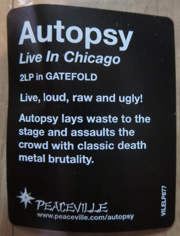 Autopsy (2) : Live in Chicago  (2xLP, Album)