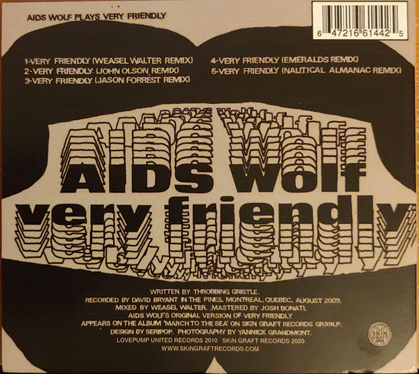 AIDS Wolf : Very Friendly (CDr, Album)