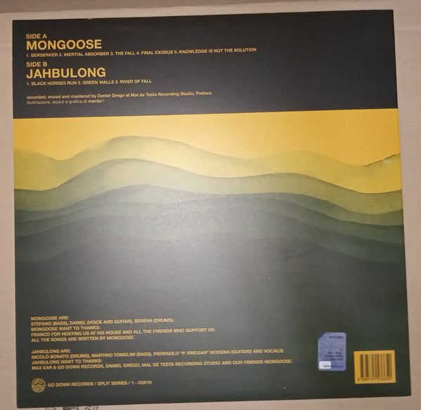 Mongoose (20) / Jahbulong : Split Series #1 (LP, Yel)
