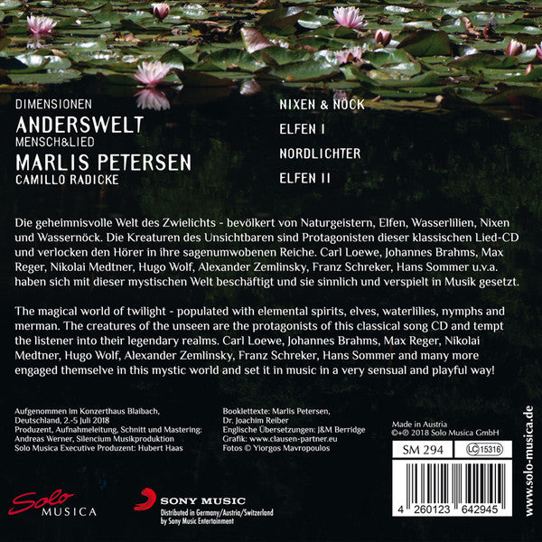 Marlis Petersen, Camillo Radicke : Dimensionen: Anders Welt (CD, Album)