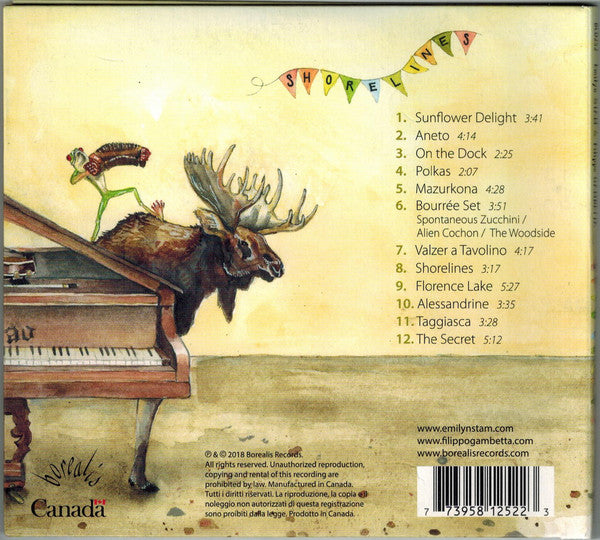 Emilyn Stam & Filippo Gambetta : Shorelines (CD, Album, Dig)