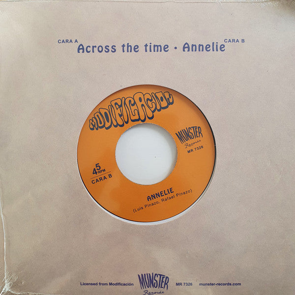 Modificacion : Across The Time / Annelie (7", Single, Club, Tra)