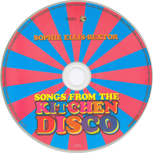 Sophie Ellis-Bextor : Songs From The Kitchen Disco (CD, Comp)