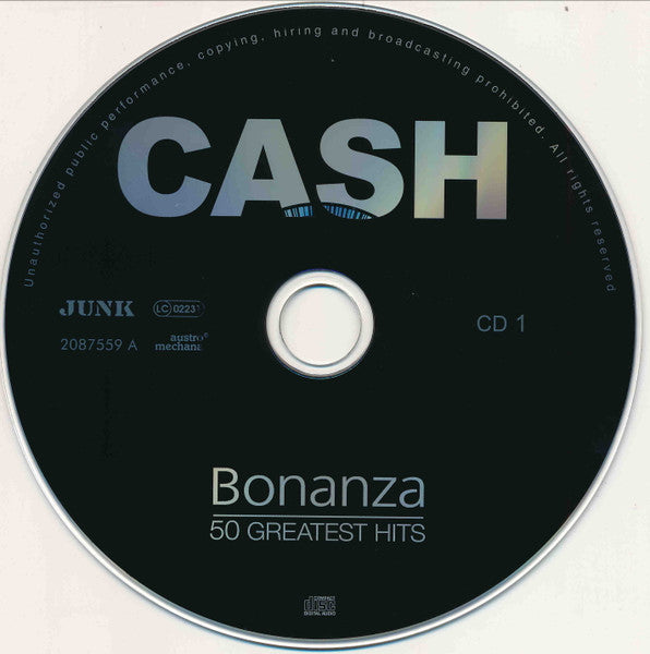 Cash* : Bonanza (50 Greatest Hits) (2xCD, Comp, Mono)