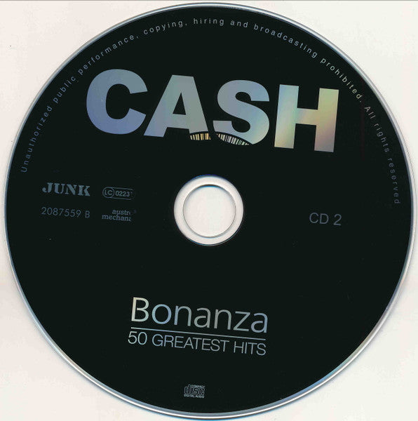 Cash* : Bonanza (50 Greatest Hits) (2xCD, Comp, Mono)