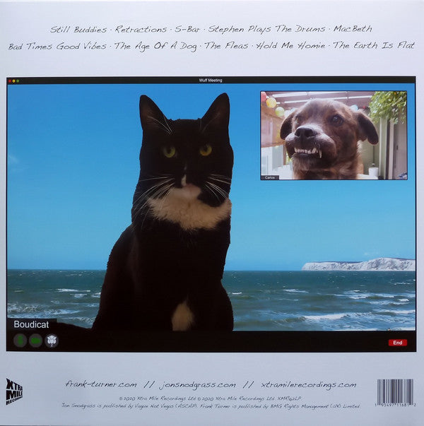 Frank Turner & Jon Snodgrass : Buddies II: Still Buddies (LP, Album, Ltd, Sil)