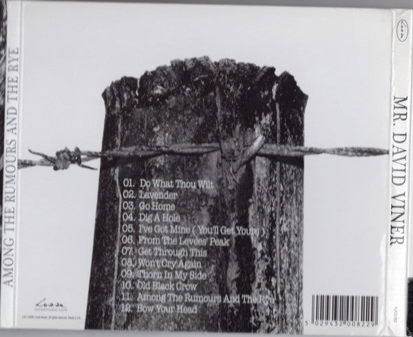 Mr. David Viner : Among The Rumours And The Rye (CD, Album)